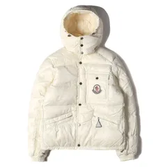 MONCLER モンクレール ダウン サイズ:2 フード付き シャイニーナイロン ダウンジャケット (K2 41303) ブルゾン フード取り外し可能 オフホワイト アウター シンプル カジュアル ブランド【メンズ】のサムネイル