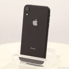 〔中古品〕iPhoneXR 64GB ブラック MT002J／A SIMフリー【258】