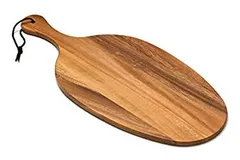 Lipper International Oblong Shape Paddle Board Acacia by Lipper International