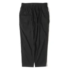 White Mountaineering ホワイトマウンテニアリング パンツ サイズ:1 21AW ストレッチ ポリコットン ドローストリング テーパード イージーパンツ STRETCHED PANTS Wardrobe ワードローブ ブラック 黒 日本製のサムネイル