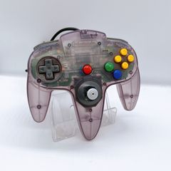 NINTENDO64 純正コントローラー　クリアパープル