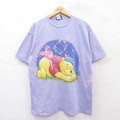 90sPooh くまのプーさん プリントTシャツ グレー Mサイズ - メルカリ
