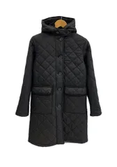 マッキントッシュ MACKINTOSH 裏ボア 中綿コート キルティング ジャケット フード付き コート ブラック サイズ36 101LT-151のサムネイル