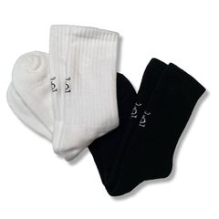 【TPL ™️】 "MG" Crew Socks 白　黒　刺繍　靴下　ソックス