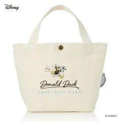ディズニー ドナルドダック 帆布ミニトートバッグ ランチ Disney