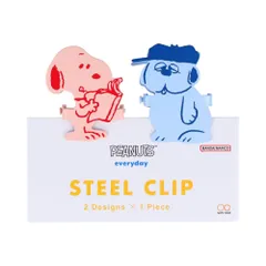 サンスター文具 スヌーピー クリップ ダイカット New Life Collection スヌーピー＆オラフ S3624587