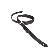 BEAR STRAPS ベアストラップ 英国手工製ギターストラップ Slim Padded Black Brass Bob Dylan同様 完全手作り  耐摩耗性と耐久性が高い