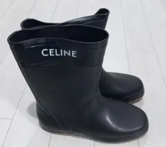 22SS CELINE バルキーブーツ42 迷彩柄