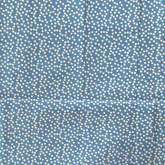 【専用】生地・ハギレ　小ランダムドット【ブルー系】