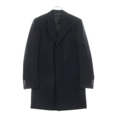 JIL SANDER (ジルサンダー) 比翼ボタン ウールチェスターコート ブラックのサムネイル