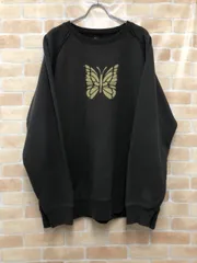 Needles トレーナー S ベージュ 蝶刺繍 Needles トレーナー S ベージュ 蝶刺繍 Needles × STUDIOUS