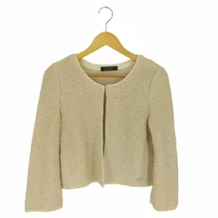 フォクシー FOXEY コットンアクリル ツイード ノーカラージャケット レディース JPN：38 のサムネイル