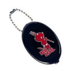 新品 🇺🇸 ラバーコインケース ◆RED DEVIL◆ レッドデビル HOT STUFF ホットスタッフ RUBBER COIN CASE アメリカン雑貨 キーホルダー キーチェーン キーリング 小銭入れ 財布 小物入れ ピルケース アクセサリー