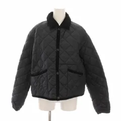 ラベンハム LAVENHAM キルティングジャケット 中綿 アウター 38 黒 ブラック LVH-20-BP /YMのサムネイル