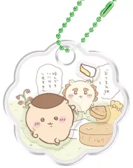 【中古】食玩 キーホルダー くりまんじゅう＆シーサー 「ちいかわ きゃらシャカ☆チャームグミ」