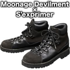 Moonage Devilment × S'exprimer マウンテンブーツ サイズ42 (25~26cm程度) MaD Sexprimer ステッチダウン レザー 靴 清春着 ムーンエイジデビルメント セクスプリメ