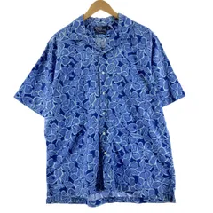 古着 ラルフローレン Ralph Lauren POLO by Ralph Lauren CALDWELL 半袖 オープンカラー シャツ メンズXL/eaa363701