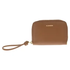 JIL SANDER (ジルサンダー) ZIP AROUND WALLET ジップ アラウンド レザー ウォレット スモール ブラウン J07UI0007のサムネイル