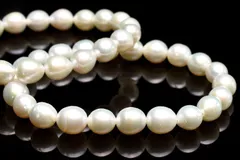 大人気！ 淡水パール (淡水真珠) 7-8mm ブレスレット 1個売り パワーストーン 天然石 _B1282