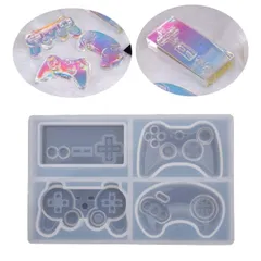 【特価セール】ゲームコントローラー uvレジン 鏡面仕上げ 型 レジン 抜き型 キーホルダー シリコンモールド チャーム ゲームパッド 手作り