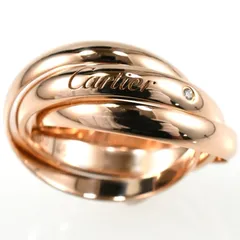 カルティエトリニティ3連リングK18 ♯48 1150K2412⑥