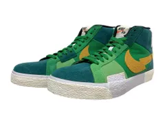 NIKE SB (ナイキエスビー) ZOOM BLAZER MID PRM ズーム ブレザー ミッド スニーカー DA8854-300 28cm US10 グリーン イエロー メンズ/036