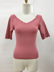 スナイデル SNIDEL ニットカットソー ONE SIZE ピンク系 2408WT051