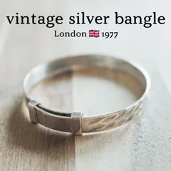 VINTAGE ヴィンテージ バングル STERLING 925 レディース OLD TIFFANY ティファニー スタッズ ナロー ブレスレット