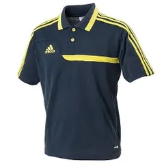 アディダス(adidas) サッカー Tiro13 半袖ポロシャツ BU680-Z55260 テックオニキス/ビビッドイエロー Sサイズ