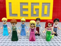 ☆ディズニープリンセス☆ レゴ　ミニフィグ　アナ　エルサ　シンデレラ　王子様　アリエル　人形　お姫様　アナと雪の女王　リトルマーメイド