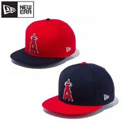 新品 NEWERA ニューエラ 正規品 9FIFTY ロサンゼルス エンゼルス エンジェルス キャップ CAP 帽子 9FIFTY ストレートキャップ 野球 メンズ レディース ユニセックス  赤 レッド 紺 ネイビー 13562106 13562107