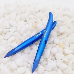 SeaF（シーフ）　64チタン　銛先チョッキ　３面カット　青色(２本入)　手銛