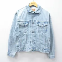 L/古着 ギャップ GAP 長袖 ジージャン メンズ 90s コットン 紺 ネイビー デニム 25oct16 中古 アウター Gジャン ジャケット