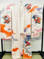 激安！花嫁衣装多数出品 色打掛「扇子と花柄」 - メルカリ