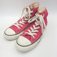 ◇ Θ CONVERSE コンバース ハイカットスニーカー サイズ23.5 レッド系 レディース E  【1412260035712】