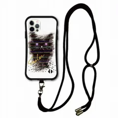 [iPhone14 Pro Max] スマホショルダー付 スカラー iPhoneSE 第3世代 ケース 耐衝撃 i-coronケース iPhone16 15 14 13 12 11 スマホケース アイフォン 全機種対応 スマホカバー scolar かすれた猫 