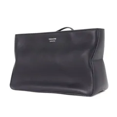 新品 Salvatore Ferragamo サルヴァトーレ フェラガモ バッグ 近年モデル ロゴエンボス リストストラップ カーフレザー クラッチ ハンドバッグ ポーチ ダークパープル イタリア製 カバン【メンズ】のサムネイル