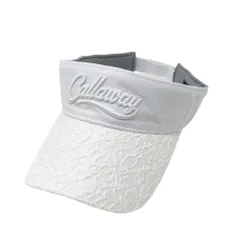 CALLAWAY キャロウェイ 2023年モデル レース サンバイザー 花柄 ホワイト系 FR [240101497661] ゴルフウェア ストスト