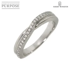 ハリーウィンストン•指輪BOXセット◇美品レア ハリー・ウィンストン HARRY WINSTON HW ロゴ バンドリング