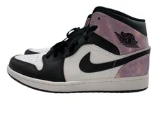 ♪1463 NIKE スニーカー DM1200-001 NIKE (ナイキ) AIR JORDAN 1 MID SE TIE DYE エアジョーダン1 タイダイ ミッドカットスニーカー マルチ 28㎝ 中古美品