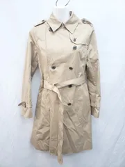 ◇ ◎ green label relaxing UNITED ARROWS ロング ステンカラー 長袖 トレンチコート サイズ40 ベージュ レディース P  【1404250009056】