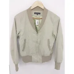 ◇ BEAUTY & YOUTH UNITED ARROWS 長袖 MA-1 ジャケット サイズM ベージュ系 レディース  【1203090003510】