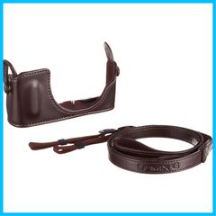 【数量限定】パナソニック(Panasonic) DMW-BCSK4-T LUMIX ボディケース & ストラップキット ブラウン DC-GF9 DMC-GF7 用