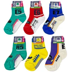 鉄下ロング 6足セット 15～21cm (E5系はやぶさ E6系こまち E7系かがやき H5系はやぶさ 923形ドクターイエロー E8系つばさ(山形新幹線)) 靴下 くるぶしソックス 駅鉄