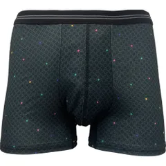 ☆ ブラック(049) ☆ Lサイズ ☆ 【JIWARAN】ボクサーブリーフ（ちょい漏れ） JIWARAN ボクサーブリーフ メンズ ボクサー ブリーフ ボクサーパンツ パンツ スポーツパンツ 下着 肌着 男性下着 アンダーウエア 前閉じ 履き心地が良い 快適