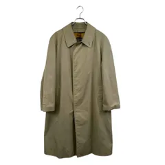 Burberrys◆ステンカラーコート バーバリーズ  無地 ベージュ系 ライナー付 メンズ サイズ L程度 10