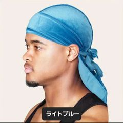 ベルベットドゥーラグ(ライトブルー)