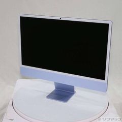 〔中古品〕 iMac 24-inch Late-2024 MWUF3J／A Apple M4 8コアCPU_8コアGPU 16GB SSD256GB ブルー 〔macOS v15.7〕【262】