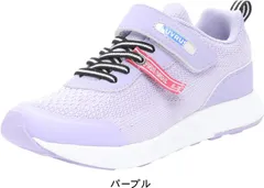 スニーカー 運動会 マジック ベルクロ 女の子用 ムーンスター スーパースター ラブラッシュ LUVRUSH 2E キッズ ジュニア 子供 運動靴 tmlv1106 パープル 22.5cm