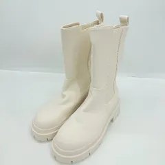 ■ ⊇ ◎ ●未使用● Heather ヘザー サイドゴア ショート ブーツ サイズM ホワイト系 レディース E  【1503050013611】